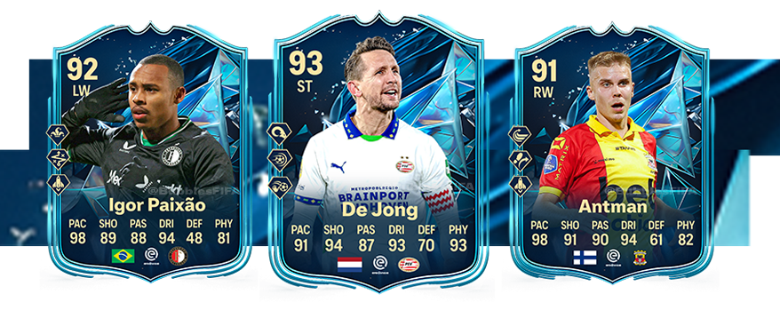 BubblesFIFA's tweet photo. The Eredivise Season is coming to a close and TOTS is just around the corner! ✨☄️

Who would you like to see in the front 3? 🤔🪄

Saudi Pro League Next 👀🇸🇦

#FC25 #Eredivise #EAFC25 #PSV #Goahedeagles #Feyenoord #Ajax https://t.co/W5MJLItiis