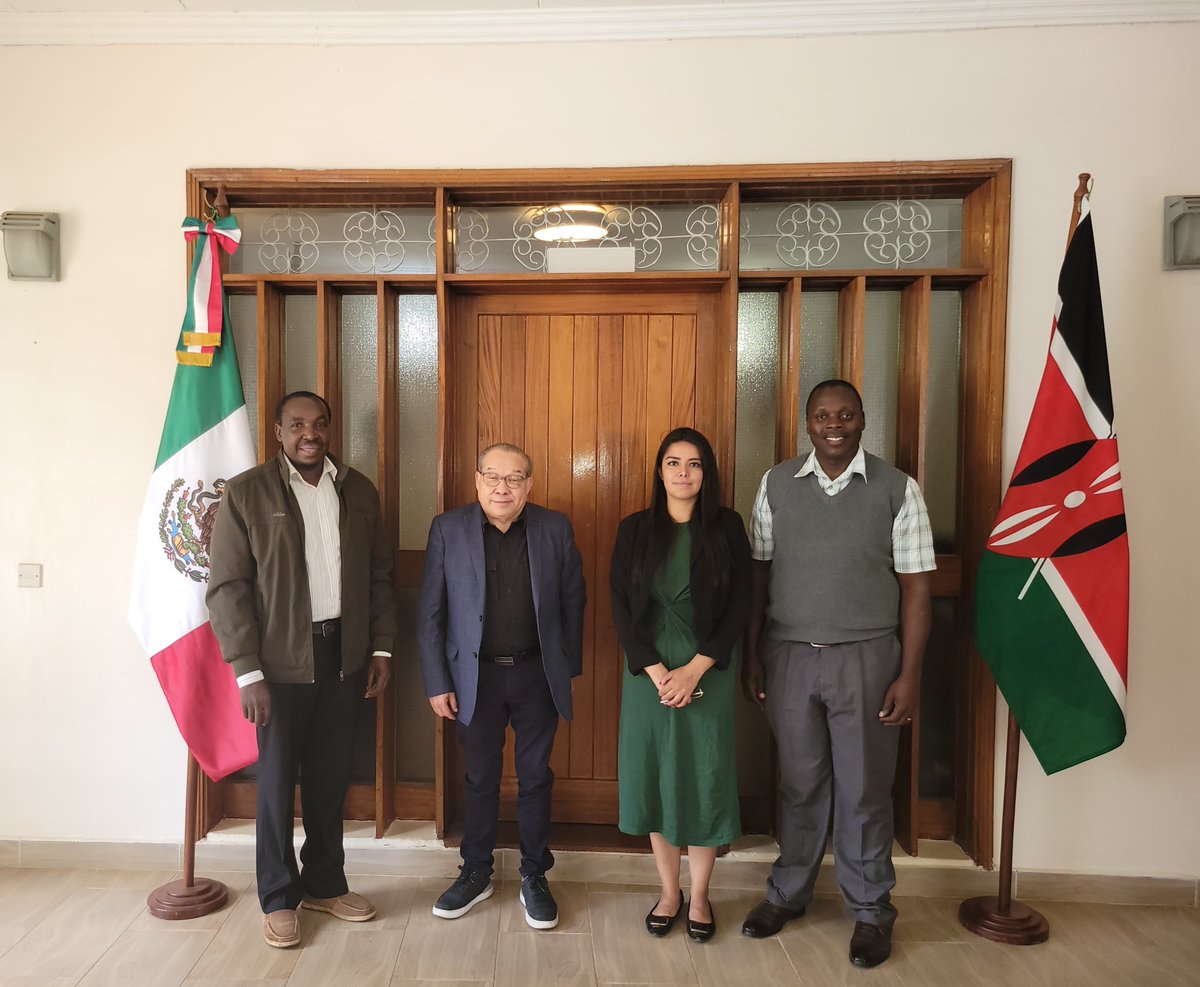 AFS Fellow <a href="/KMonjero/">Dr Fun</a>  meets with the Mexican Embassy to explore a game-changing partnership on cactus farming for food security amid the climate crisis. 🌵 Strengthening global collaboration for a resilient future! #ClimateAction #FoodSecurity <a href="/SheilaAfrica/">Dr. Sheila Obim (formerly Ochugboju)</a> <a href="/kalromkulima/">KALRO</a>
