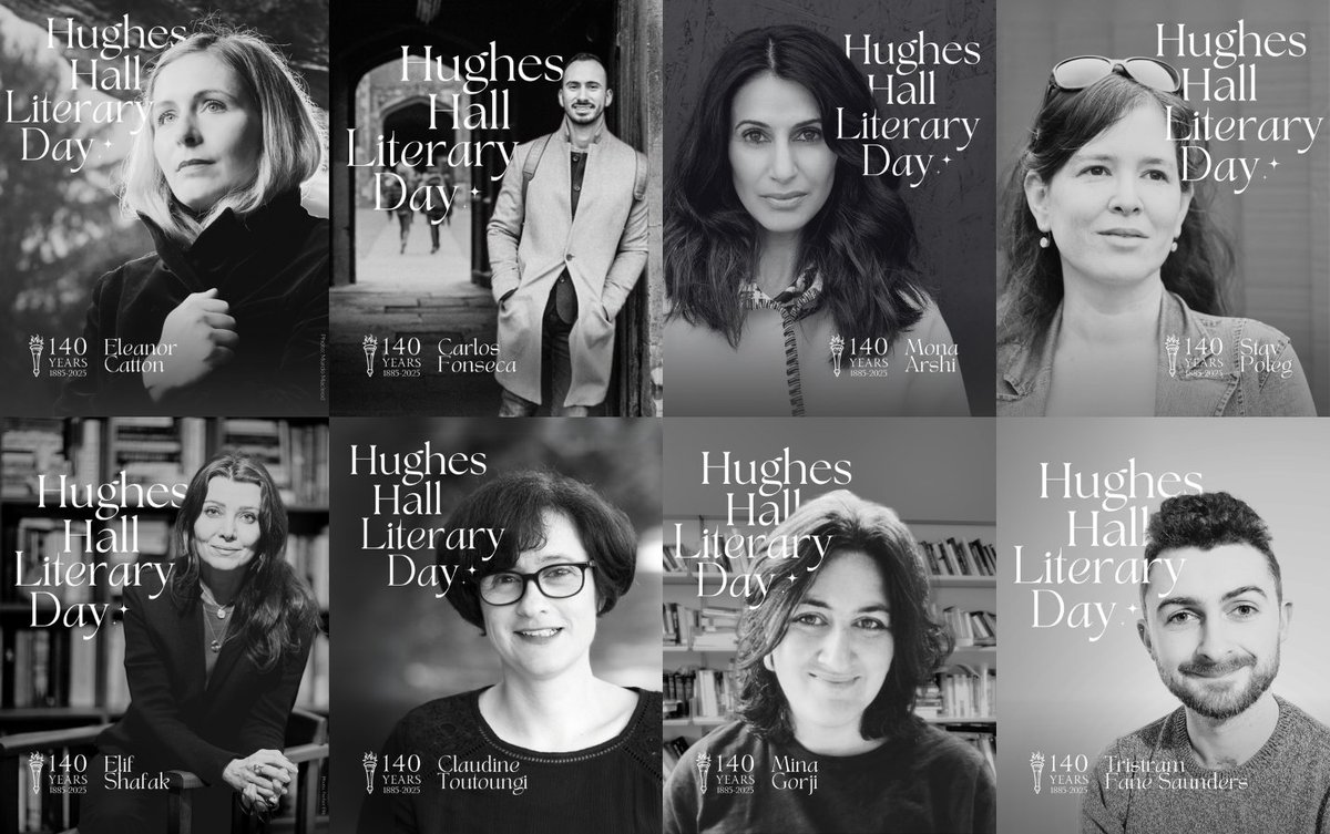 🌟Hughes Hall Literary Day 
🗓️Friday 21 March 
⏰2-6:30pm

Celebrate #WorldPoetryDay with an incredible programme of writers joining us to read &amp; discuss their work &amp; how literature illuminates, challenges, and responds to contemporary issues.🌍

Details👇
hughes.cam.ac.uk/about/events/h…