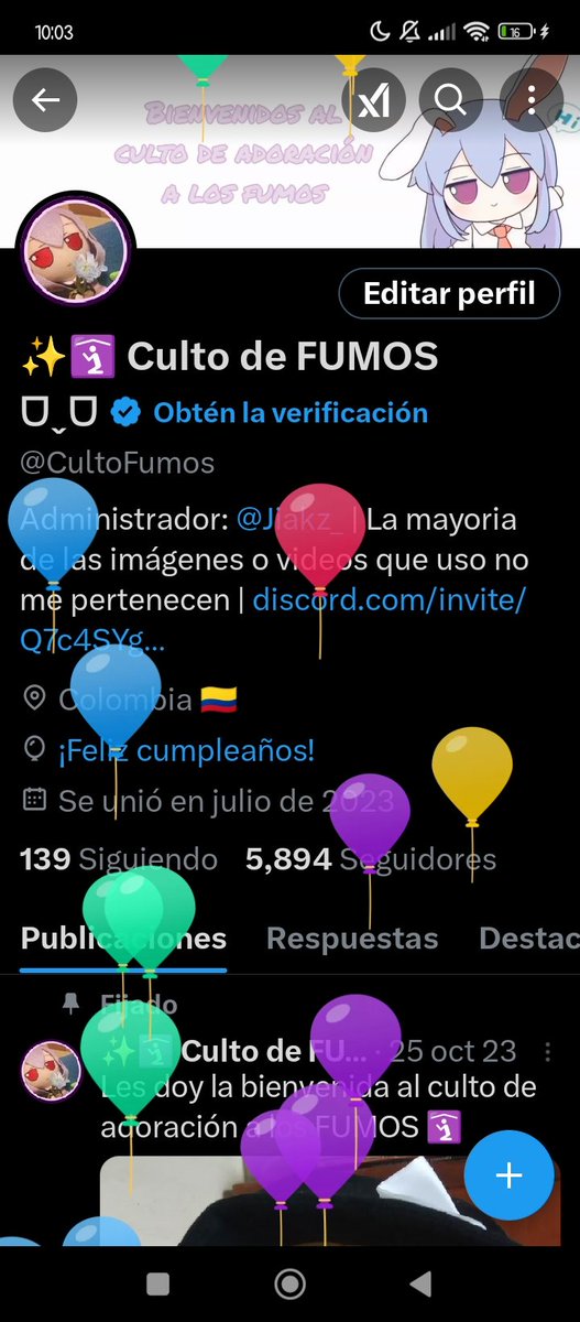 CultoFumos's tweet image. Globitos ᗜˬᗜ