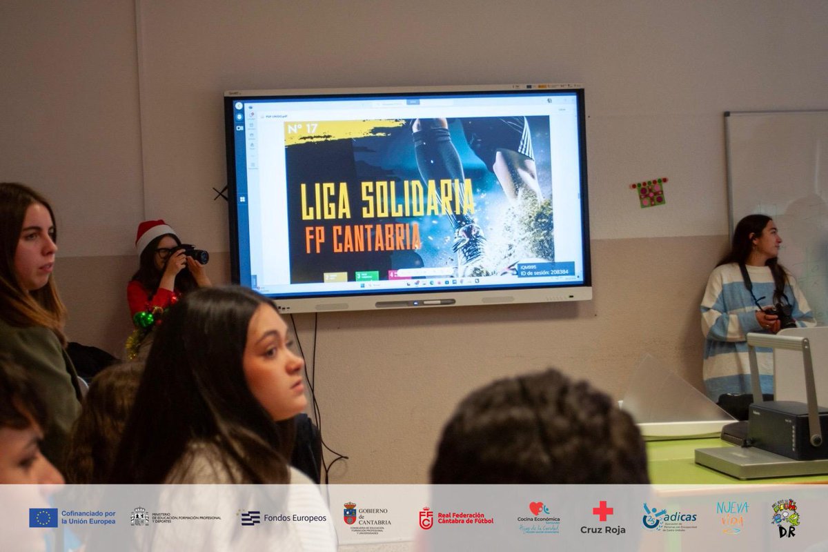 🚨 𝗟𝗹𝗲𝗴𝗮 𝗹𝗮 𝘀𝗲𝗺𝗮𝗻𝗮 𝗱𝗲 𝗹𝗮 𝗟𝗶𝗴𝗮 𝗦𝗼𝗹𝗶𝗱𝗮𝗿𝗶𝗮 𝗙𝗣 𝗖𝗮𝗻𝘁𝗮𝗯𝗿𝗶𝗮 - 𝗦𝗲𝗱𝗲 𝗦𝗮𝗻𝘁𝗮𝗻𝗱𝗲𝗿

📂 Desde el mes de diciembre el alumnado de la Familia Profesional de Administración y Gestión del IES Augusto Gonzalez de Linares vienen desarrollando su