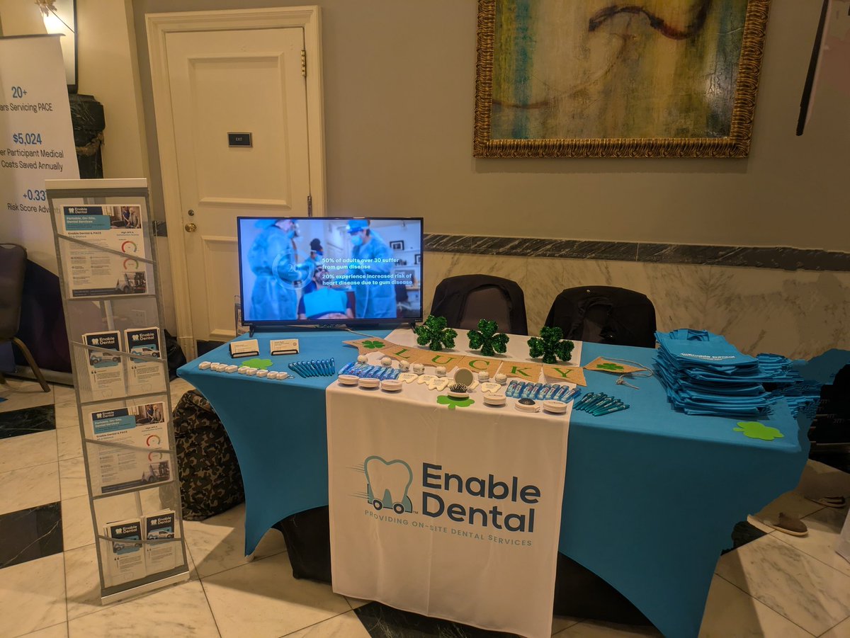 enable_dental's tweet image. We’re Live at the 2025 National PACE® Association Spring Policy Forum in Washington, D.C.! 🏛️

📍Find us at Booth #2 today, March 17–18 in Washington, D.C.!

#SpringPolicyForum2025 #EnableDental #PACEPrograms #DentalCare #PortableDentalCare #OnsiteDentalCare @TweetNPA