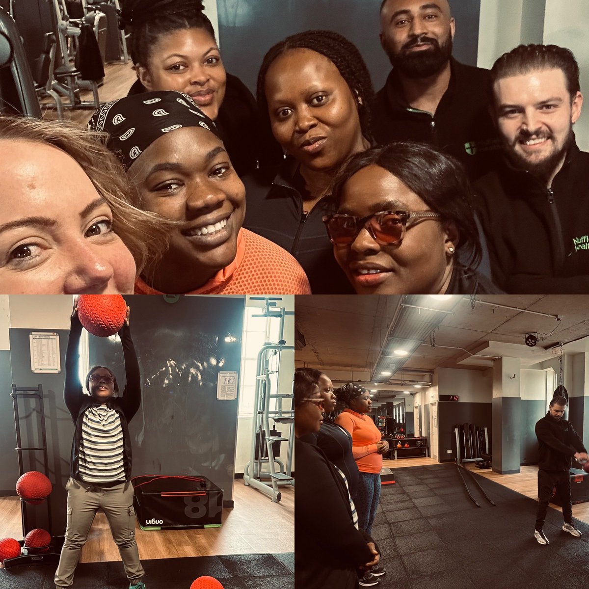 StaceyClarke04's tweet photo. Thank you @NuffieldHealth for supporting the Student Nursing Associates today with a well being session! 

We spoke about how to deal with stress and resilience and even completed a circuit with Liam! 

#thankyou #sna #nuffieldhealth #swb https://t.co/ILjG00iPea