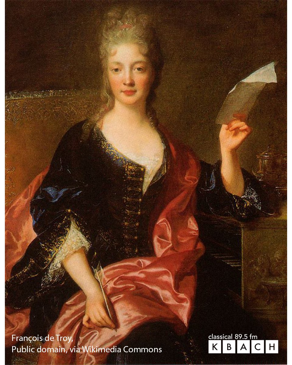 Happy 360th birthday to Élisabeth Claude Jacquet de La Guerre! Raised in a family of musicians and instrument makers, she performed for Louis XIV at just five years old. Nearly two decades later, she became one of the first composers to publish a harpsichord work! 🎶🎹