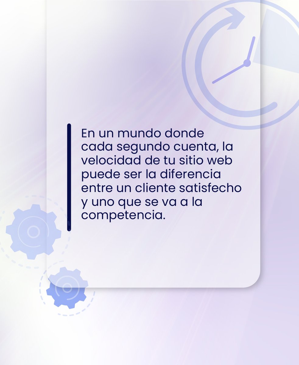 El tiempo es oro, y en internet, ¡aún más! ⏰

Un sitio web rápido no solo mejora la experiencia del usuario, sino que también impulsa tu posicionamiento   
#DiseñoWeb #DesarrolloWeb  #SEO  #NegociosOnline #ExperienciaDeUsuario #PaginasWeb #OptimizacionWeb #CargaRapida