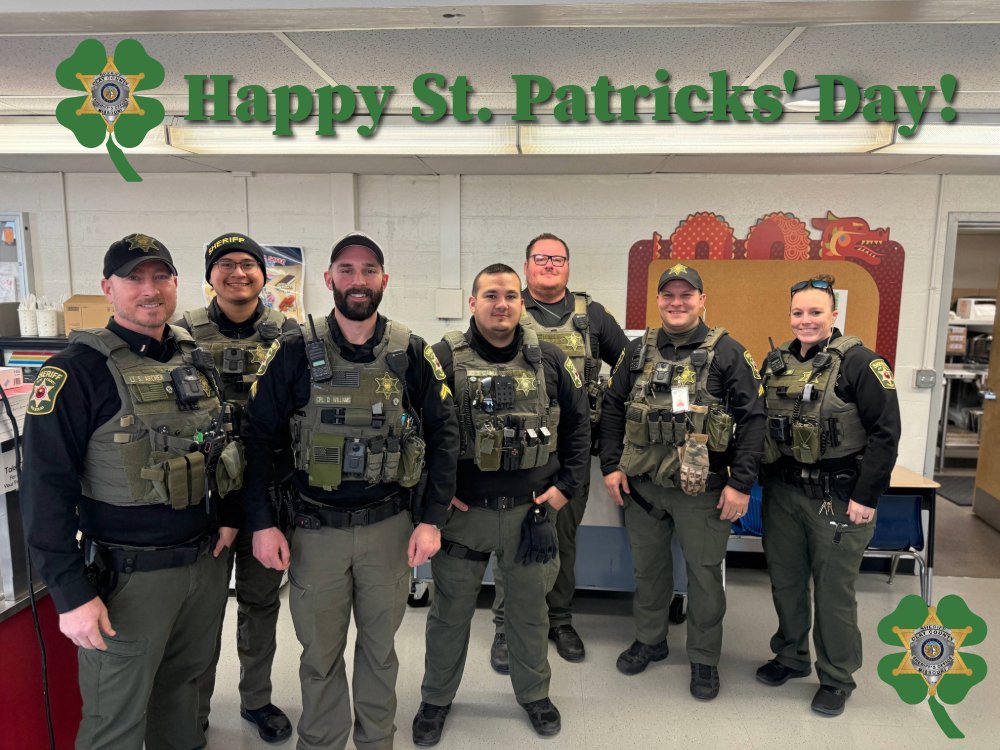 These uniforms are black and olive GREEN, thank you very much, so you can back off with those pinchy fingers. (Word to the wise: really any day is a bad day to try to pinch law enforcement.)