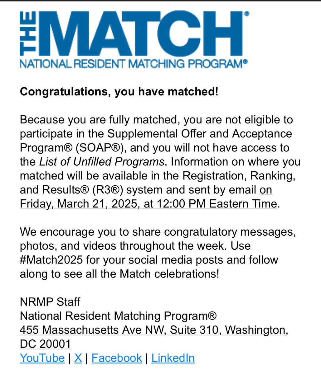 bsmayor98's tweet image. So grateful to receive this amazing news!! As the first in my family to go into medicine, I am proud to say I’m going to be a neurosurgeon 🧠!! I owe so much to my family, friends, and mentors along this journey. #Match2025