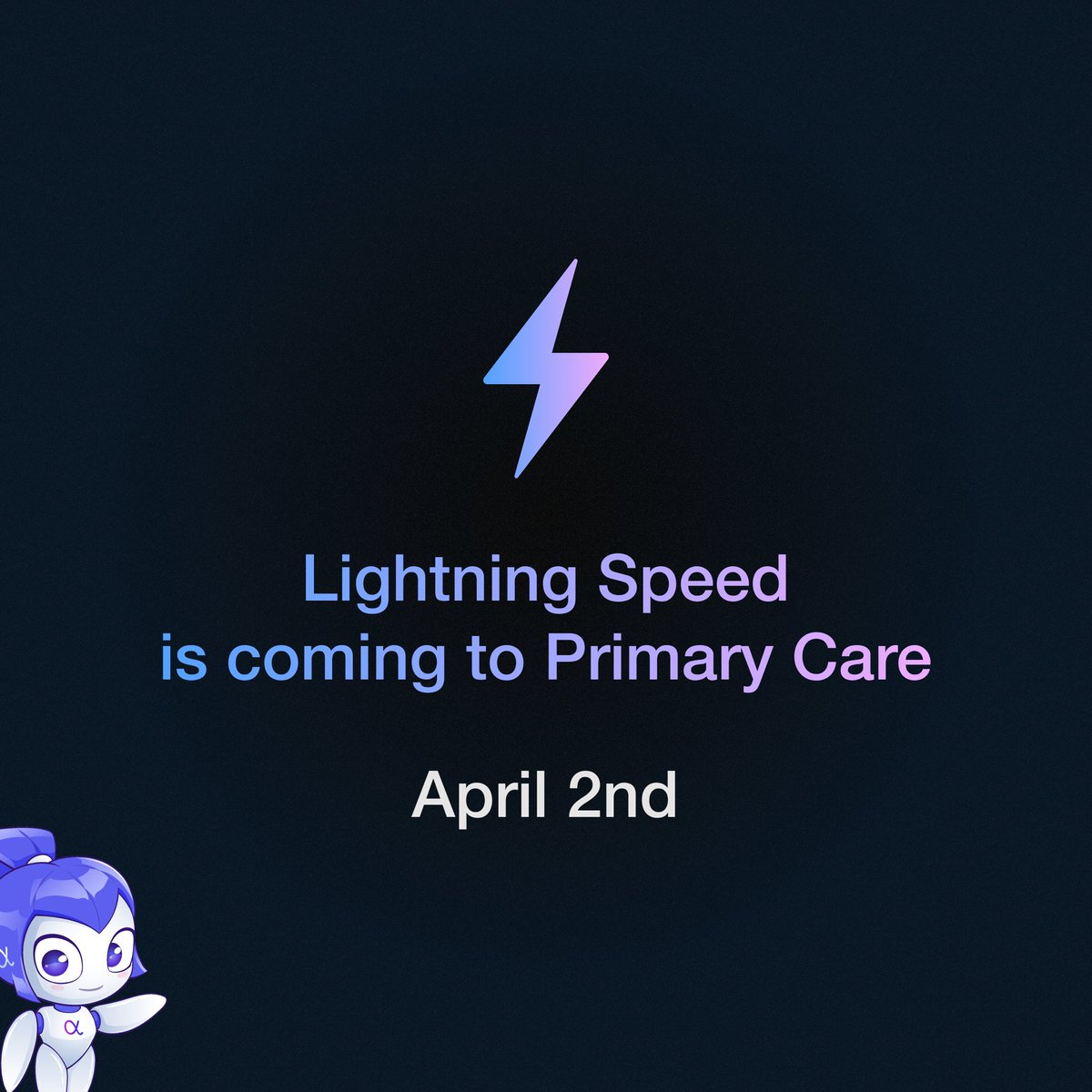 On April 2nd, we’re taking one *big* step further for digital transformation. And with that, your consultation workflows are about to get 10x faster.

Join the waitlist to be the first to hear &amp; for exclusive access: animahealth.com/coming-soon

#NHS #primarycare #healthtech