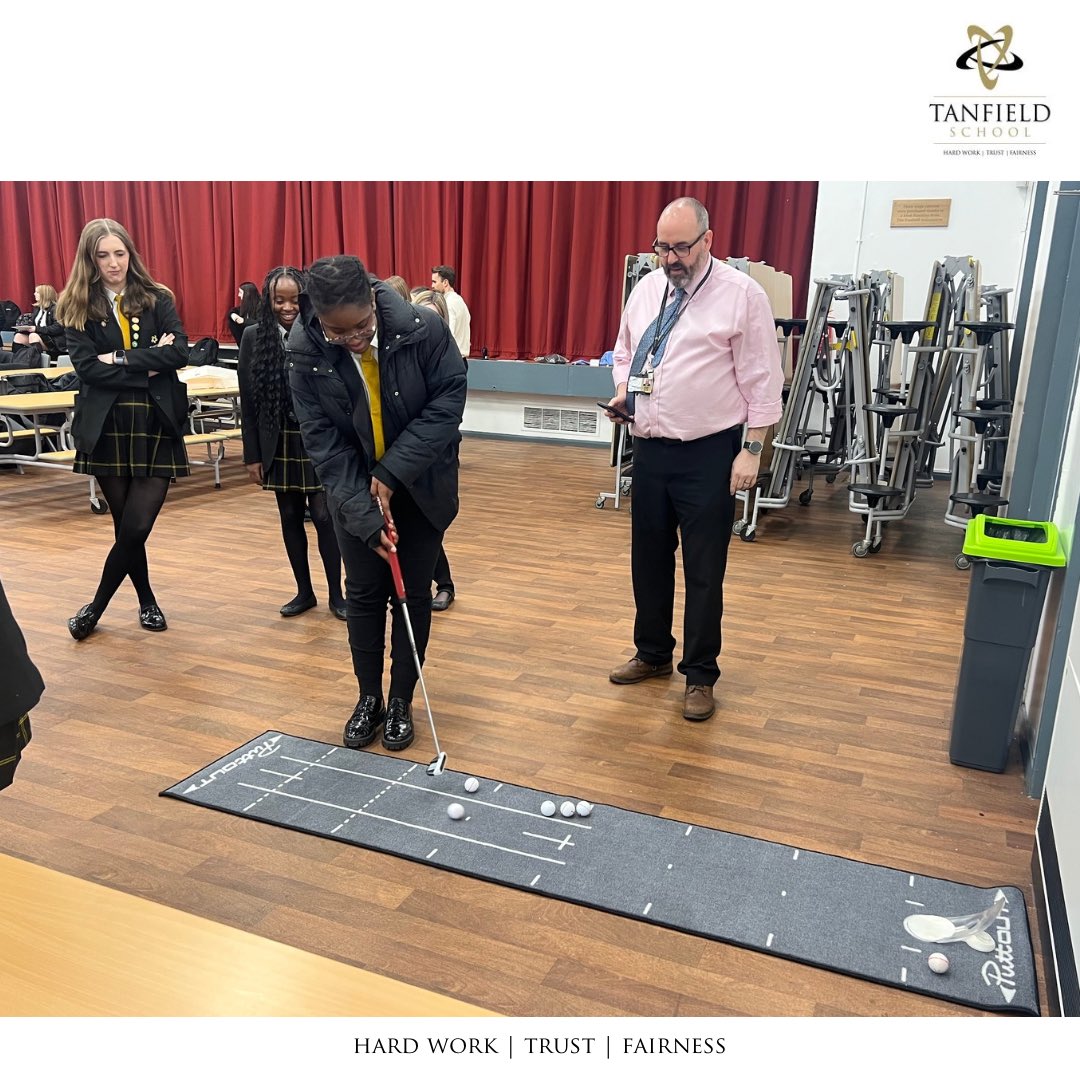 Some of our Year 11 students were recently rewarded with an afternoon of sweet treats and fun challenges, for homework completion

🧁🔫⛳️🎣

#TeamTanfield