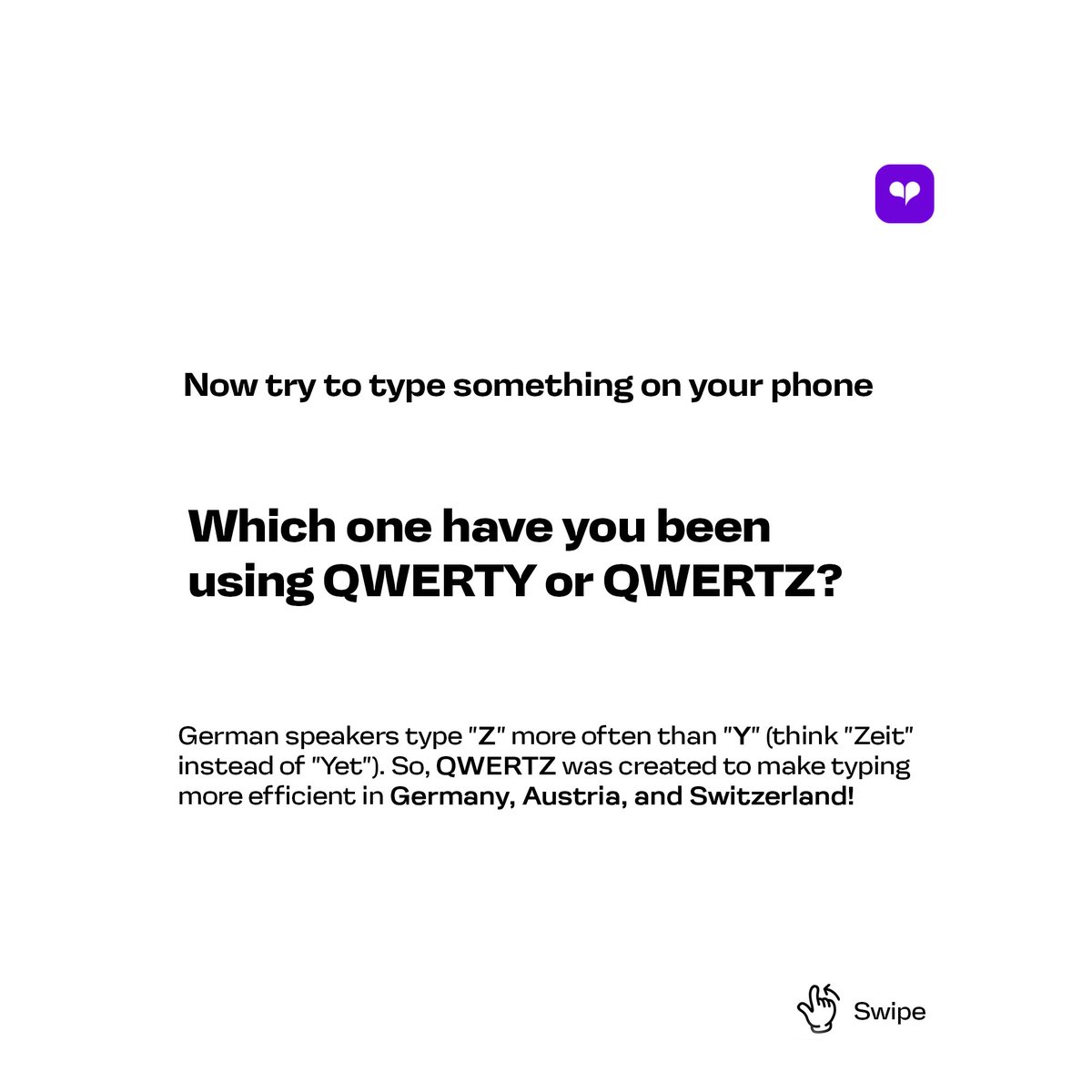 aidapay's tweet image. QWERTY vs. QWERTZ: The Difference Explained! QWERTY, designed in 1873, became the global standard, while QWERTZ was adapted for German-speaking countries to optimize typing.😀😀 Which one do you use? #aidapaysme #aidapaytrivia #informative #NYSC #fyp #viral