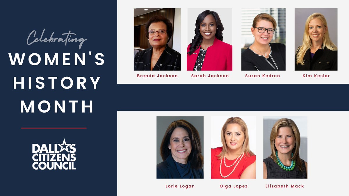 DCCupdates's tweet photo. Our #womeninleadership make up the foundations of our communities. This week we are honored to recognize another group of incredible DCC members who guide our city. Their direction and drive move Dallas forward, and we celebrate their contributions. #WomensHistoryMonth https://t.co/7wL6ogPznF