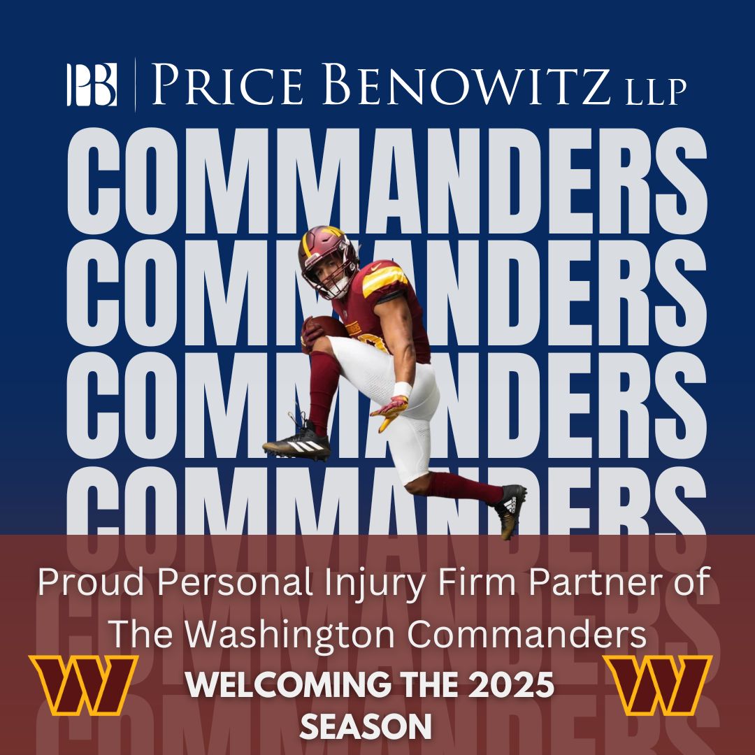 PriceBenowitz's tweet image. Welcoming the 2025 Season: Go Commanders! 🏈 

As proud partners, we at Price Benowitz are thrilled to support the team and the fans every step of the way. 

Who’s ready to welcome the newest Commanders? 🔥

#HTTC #CommandersNation #WashingtonCommanders #Commanders #PriceBenowitz