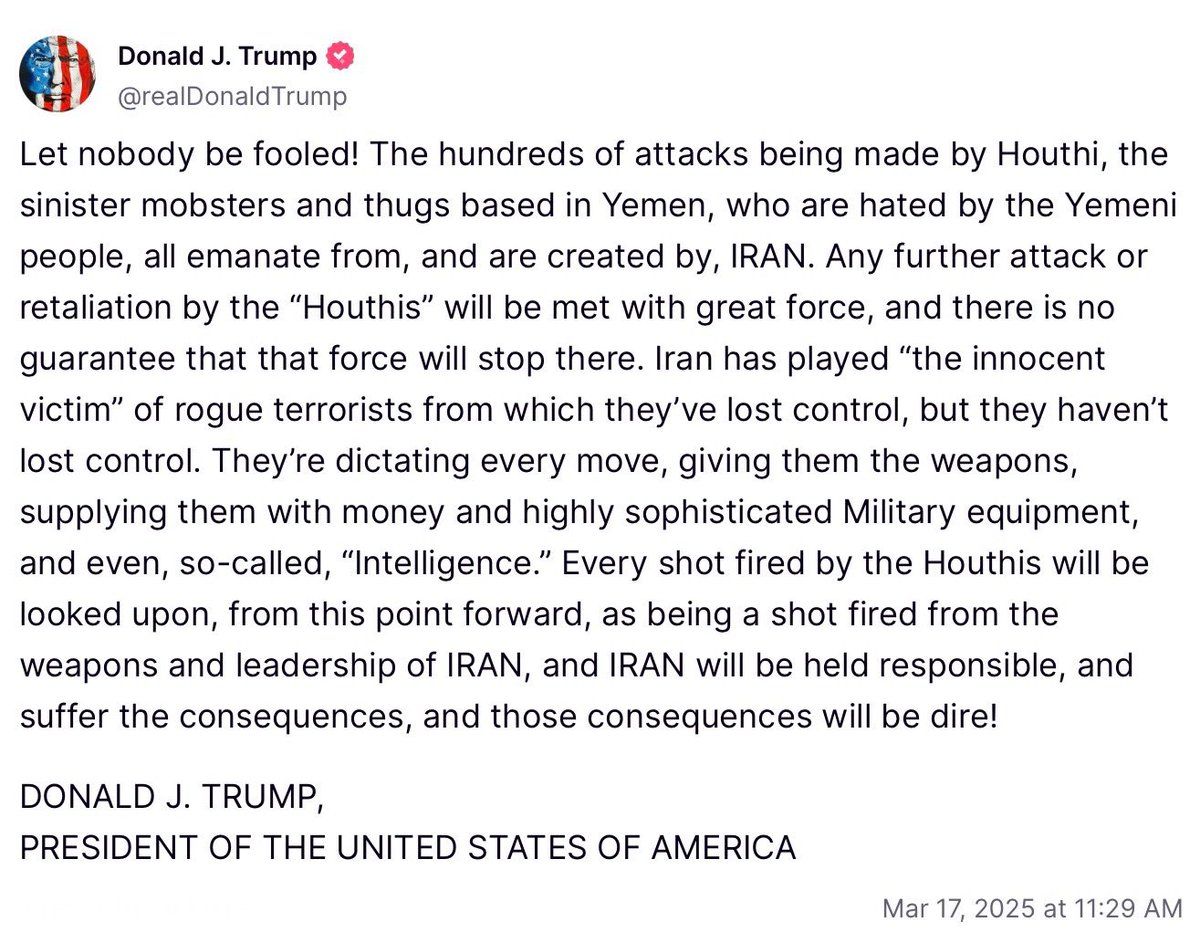 Scavino47's tweet photo. STATEMENT FROM PRESIDENT DONALD J. TRUMP… https://t.co/XXWpRXdHO4