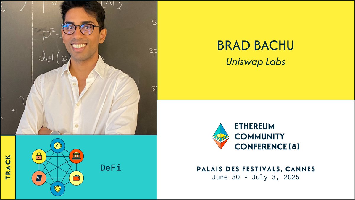 Say hello to more EthCC[8] speakers!

⚙️ Ed Felten from Offchain Labs (<a href="/EdFelten/">Ed Felten</a>)
Track: Layer 2s, Layers above and beyond

✨ Brad Bachu &amp; Alan Wu from Uniswap Labs (@bradbachu)
Track: DeFi

🔐 btchip from ZKNox (@btchip)
Track: Security

See you in Cannes! 💙💛🧡