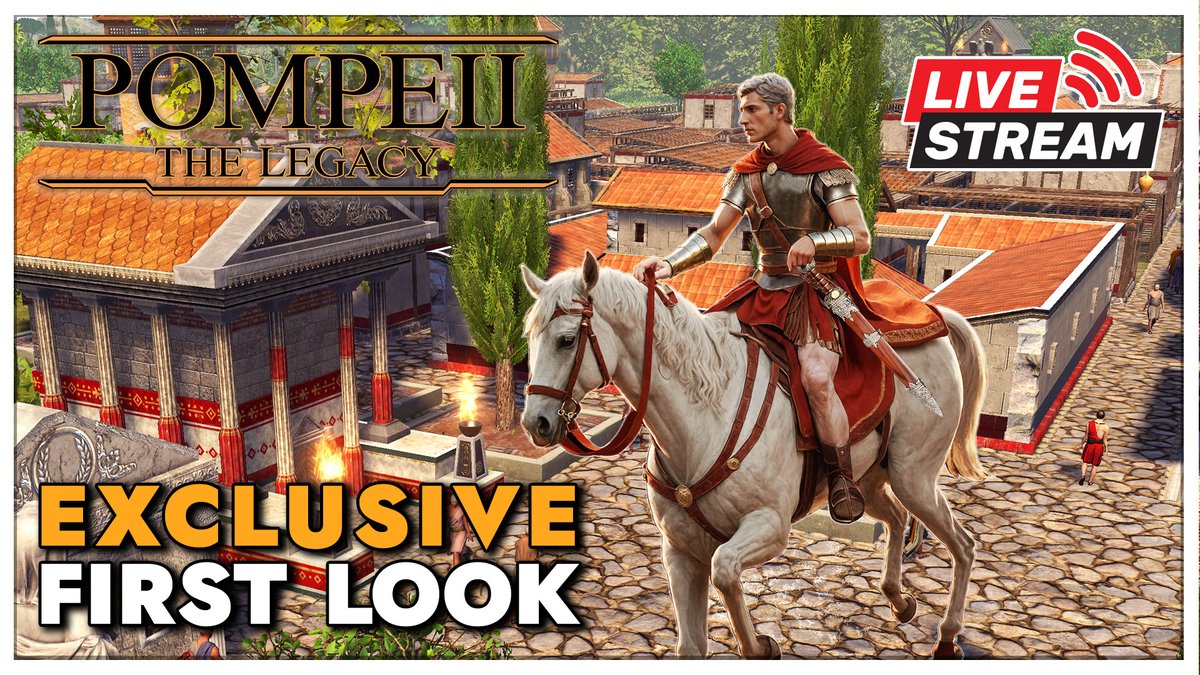 FamousWolluf (@famouswolluf) on Twitter photo EXCLUSIVE FIRST LOOK at Pompeii: The Legacy! 🏛️🔥
Join me as we dive into this brand-new city builder set in Ancient Rome! Will it live up to the hype?
🕹️ LIVE at 2:30 PM ET / 8:30 PM CET!
🎥 Watch here 👉 youtube.com/watch?v=reeL_y…
📢 <a href="/zzeljkokos/">Zeljko Kos - Making Pompeii: The Legacy</a> thanks for this opportunity!🎉 EXCLUSIVE FIRST LOOK at Pompeii: The Legacy! 🏛️🔥
Join me as we dive into this brand-new city builder set in Ancient Rome! Will it live up to the hype?
🕹️ LIVE at 2:30 PM ET / 8:30 PM CET!
🎥 Watch here 👉 youtube.com/watch?v=reeL_y…
📢 <a href="/zzeljkokos/">Zeljko Kos - Making Pompeii: The Legacy</a> thanks for this opportunity!🎉