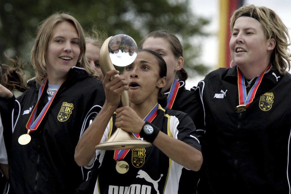 Took a trip to Umeå, a small city in northern Sweden whose women’s team - led by Marta - were European champions in 2003 and 04.

They know they can’t compete with Europe’s big clubs who’ve taken over the women’s game since then.

But they’re OK with that. apnews.com/article/womens…