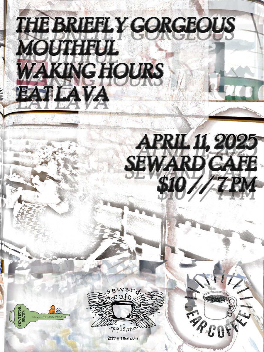 πΌππ£ βπ ππππ (@earcoffeee) on Twitter photo ear coffee show era continues on april 11 at seward cafe, raising funds for <a href="/gbclandtrust/">Gertrude Brown Community Land Trust</a> ear coffee show era continues on april 11 at seward cafe, raising funds for <a href="/gbclandtrust/">Gertrude Brown Community Land Trust</a>
