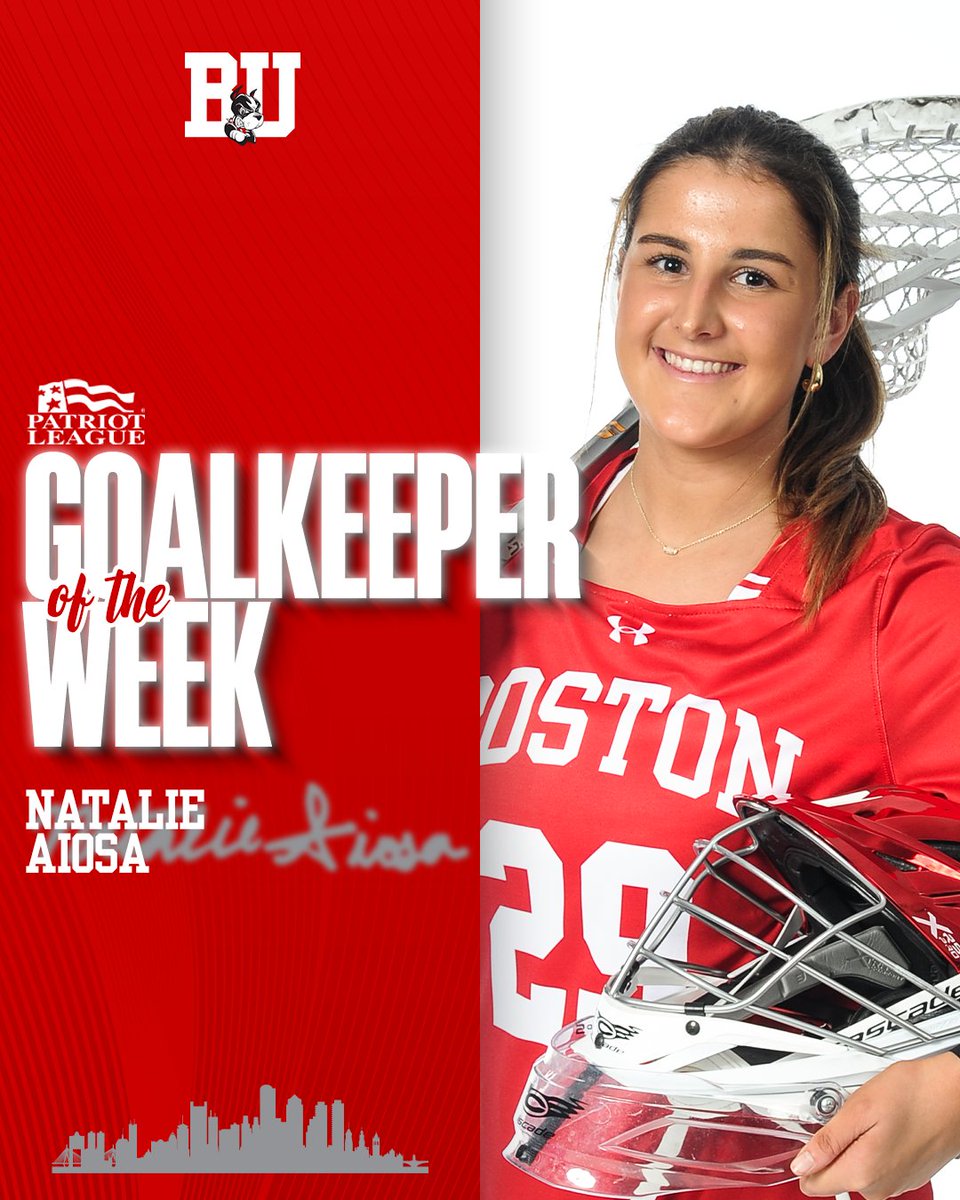 BU Women's Lacrosse (@terrierlacrosse) on Twitter photo A big defensive weekend with just 8 goals allowed per game gives us two <a href="/PatriotLeague/">Patriot League</a> weekly honors!
🗒️: tinyurl.com/2xqgmhwb
#GoBU A big defensive weekend with just 8 goals allowed per game gives us two <a href="/PatriotLeague/">Patriot League</a> weekly honors!
🗒️: tinyurl.com/2xqgmhwb
#GoBU