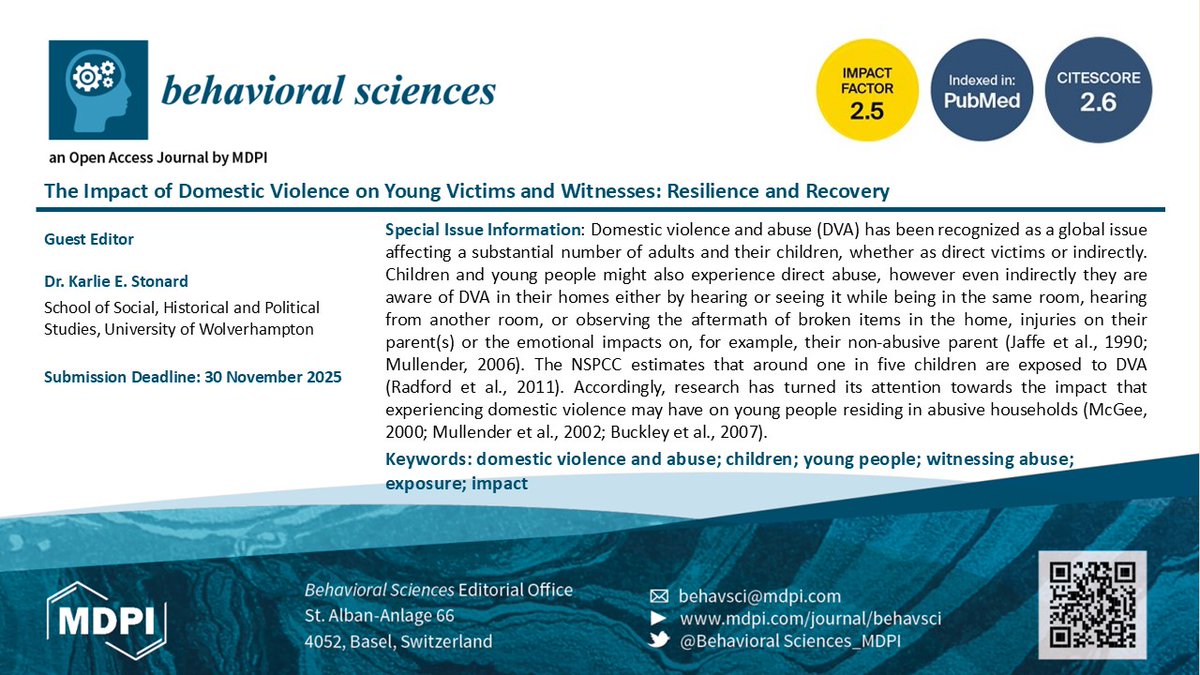 Behavioral Sciences MDPI tweet media