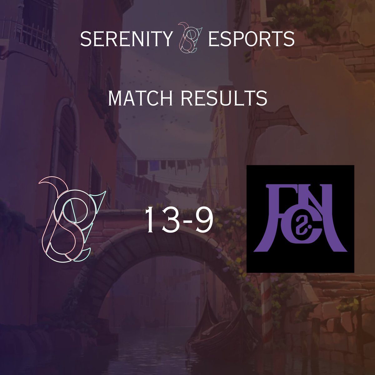 It's a rollercoaster day as we lose 3-13 to Leonis Invictus but strike back with a 13-9 onto Fascination!

1-1 record as we prepare for our upcoming games!

#SRNWIN