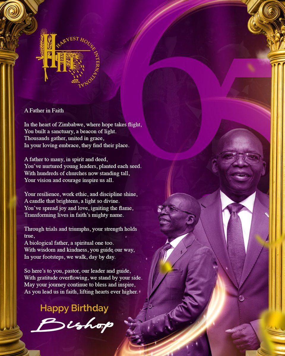 Happy Birthday, Bishop Dr C Nyathi