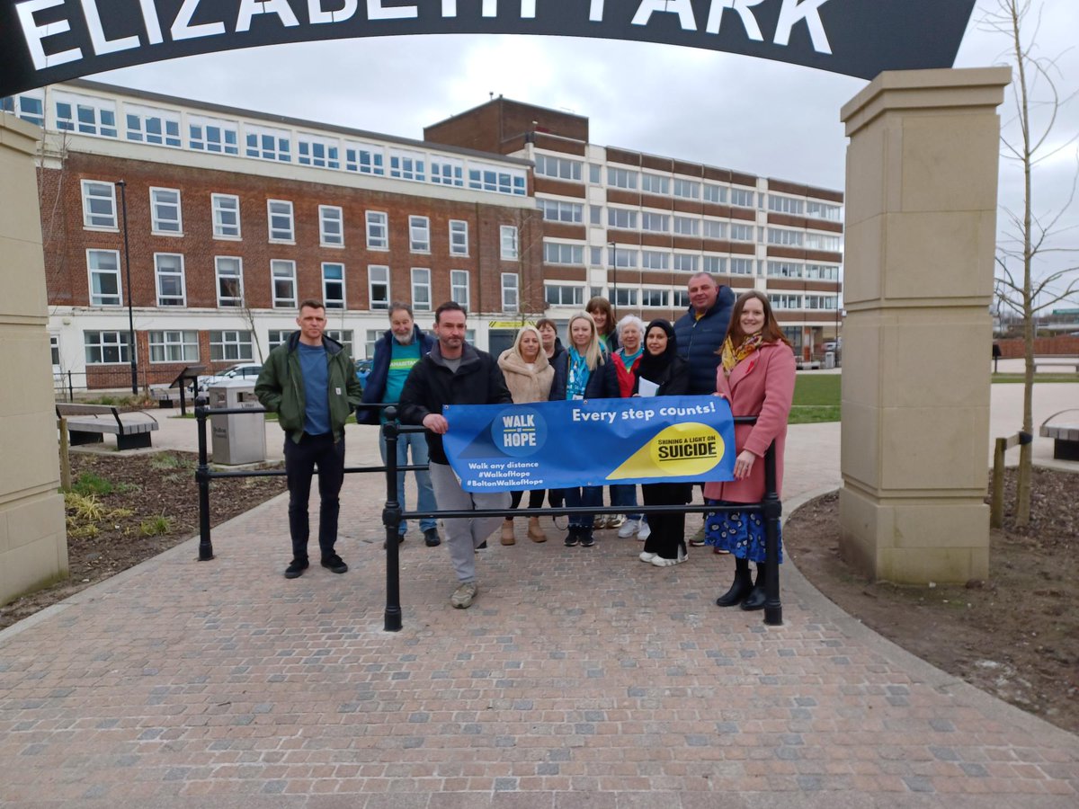 It was fantastic to see people taking the opportunity to make some great connections during today's Walk of Hope. 🏞️
Stay tuned for details about our next walk in April.  We can't wait to see you there! 

#Boltonwalkofhope