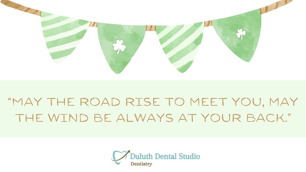 DuluthDS's tweet photo. Happy St. Patricks Day! We are so lucky to have you for patients! 🍀💛
#StPatricksDay2025 https://t.co/sEvYNpFixM