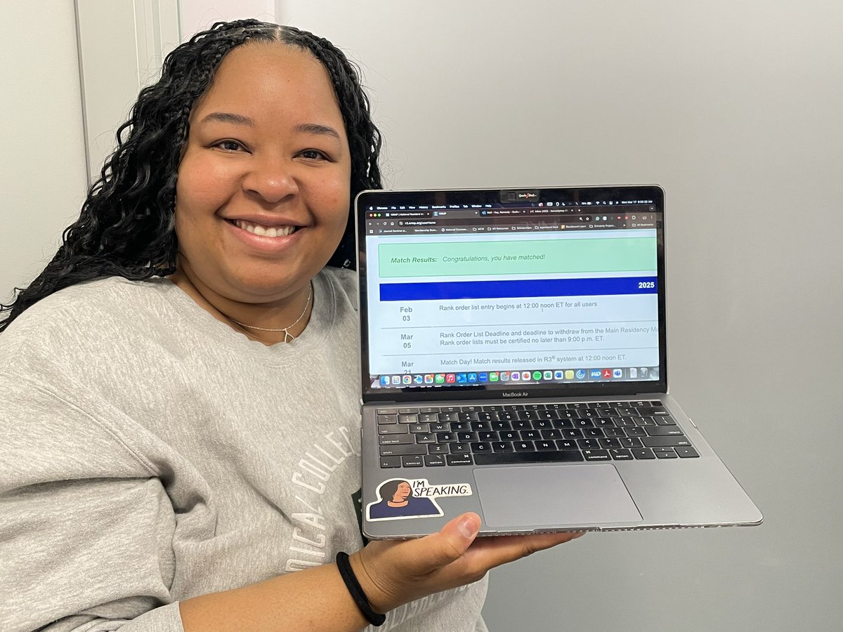It’s hard to come up with the words to explain this moment. I really get to be someone’s doctor in a few months. God is so good! #Match2025 #EMBound