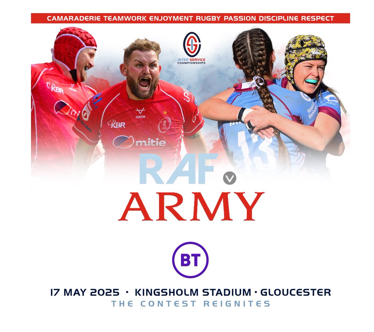 FriendsofFAB's tweet image. Exciting News for FAB Families!

FAB has been chosen as the Charity of the Day for the final match of the Inter Service Rugby Championship 2025 – Army v RAF!

As a FAB family, you’re invited to attend this incredible event for 💜FREE🧡 
Email : families@fabcamps.org.uk