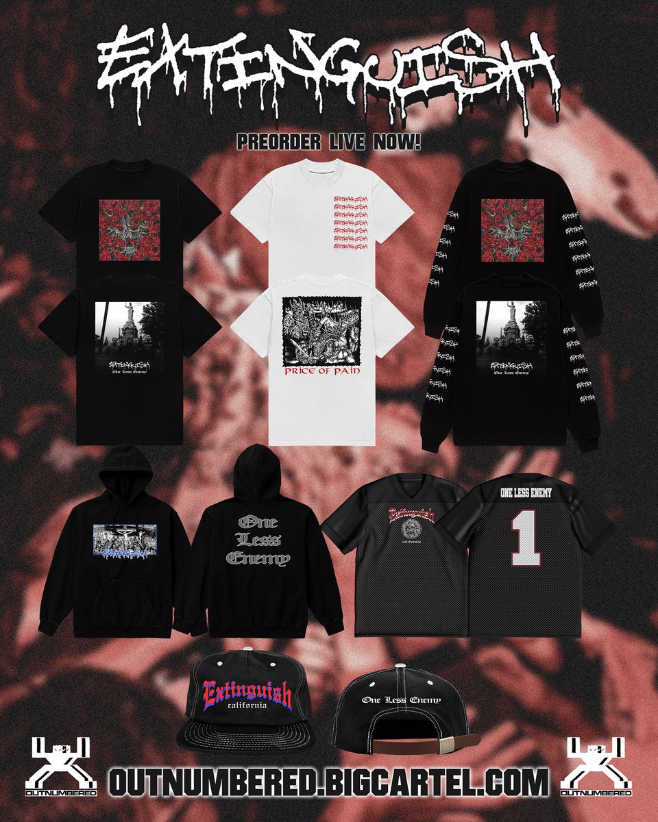 ega (@eghaap_) on Twitter photo Hallo teman teman, saya dan <a href="/aintnobodycool_/">Moe the lad</a> memulai brand baru, Outnumbered. Brand baru untuk license grup hardcore/punk/rock & everything in between untuk area southeast asia. Edisi pertama kami untuk band hardcore dari California, Extinguish. Please spread the word ❤️ Hallo teman teman, saya dan <a href="/aintnobodycool_/">Moe the lad</a> memulai brand baru, Outnumbered. Brand baru untuk license grup hardcore/punk/rock & everything in between untuk area southeast asia. Edisi pertama kami untuk band hardcore dari California, Extinguish. Please spread the word ❤️
