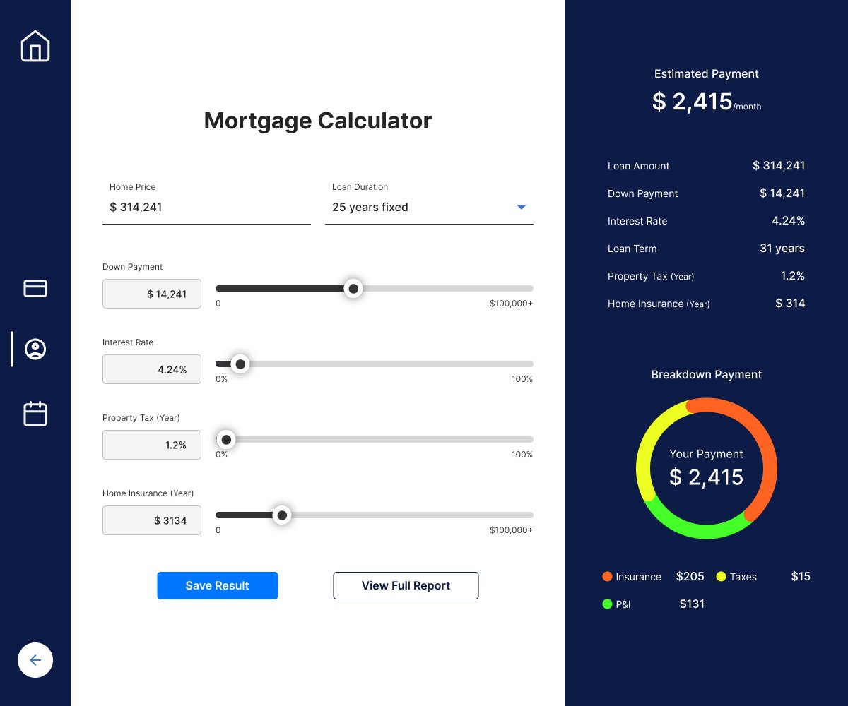 SouravCreates's tweet photo. I need your feedback on two Figma mortgage calculator designs. Design B is minimalist and simple, while Design A is vibrant and interactive. Which resonates with your vision? A or B? 

#DailyUI #UIUX #Calculator https://t.co/NnMI4FzJaE