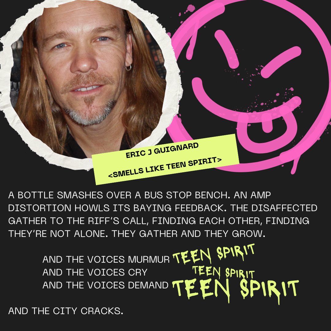 Absolutely thrilled to be part of this new rockin’ anthology: PUNK GOES HORROR with my grunge anthem on “Smells Like Teen Spirit”. The immersive design and stories in this are next-level! pub. by <a href="/TrubornPress/">Truborn Press</a>

amazon.com/PUNK-goes-HORR…

#trubornpress #punkgoeshorror #indiehorror