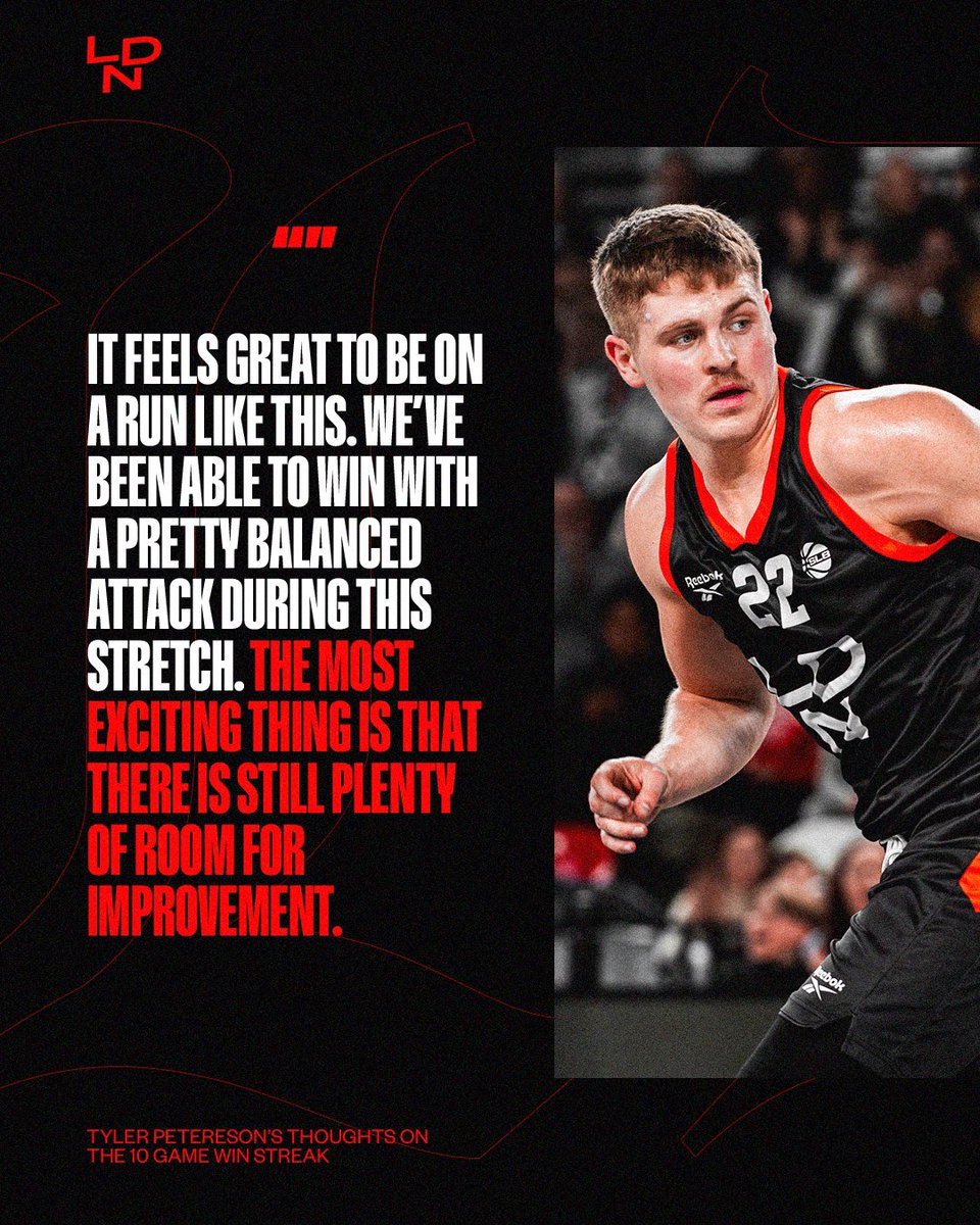 <a href="/typeterson22/">Tyler Peterson</a> shares his thoughts on the teams win streak! 🗣️

#WeAreLondon