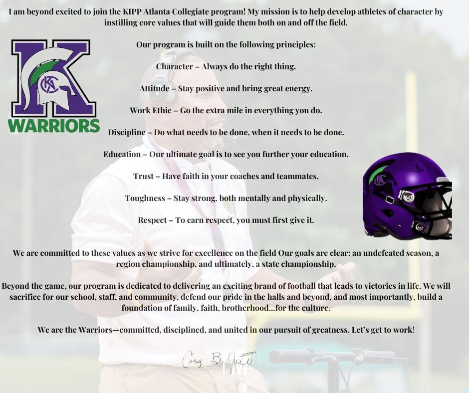 KIPP Atlanta Collegiate Football tweet media