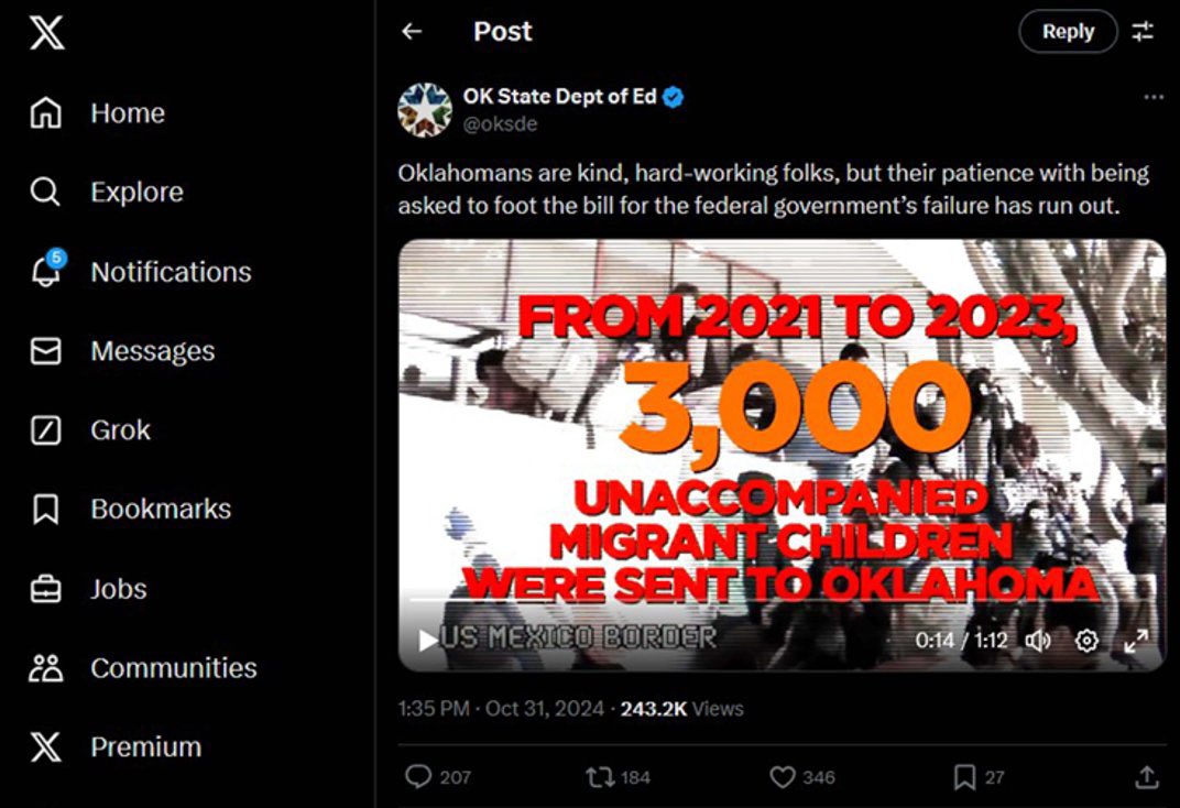 OSDE Supt Walters is being asked to pay $5,000, take an ethics training class, and can’t use his state picture on his X profile as part of a settlement agreement from OK Ethics Commission…. <a href="/kfor/">KFOR</a>