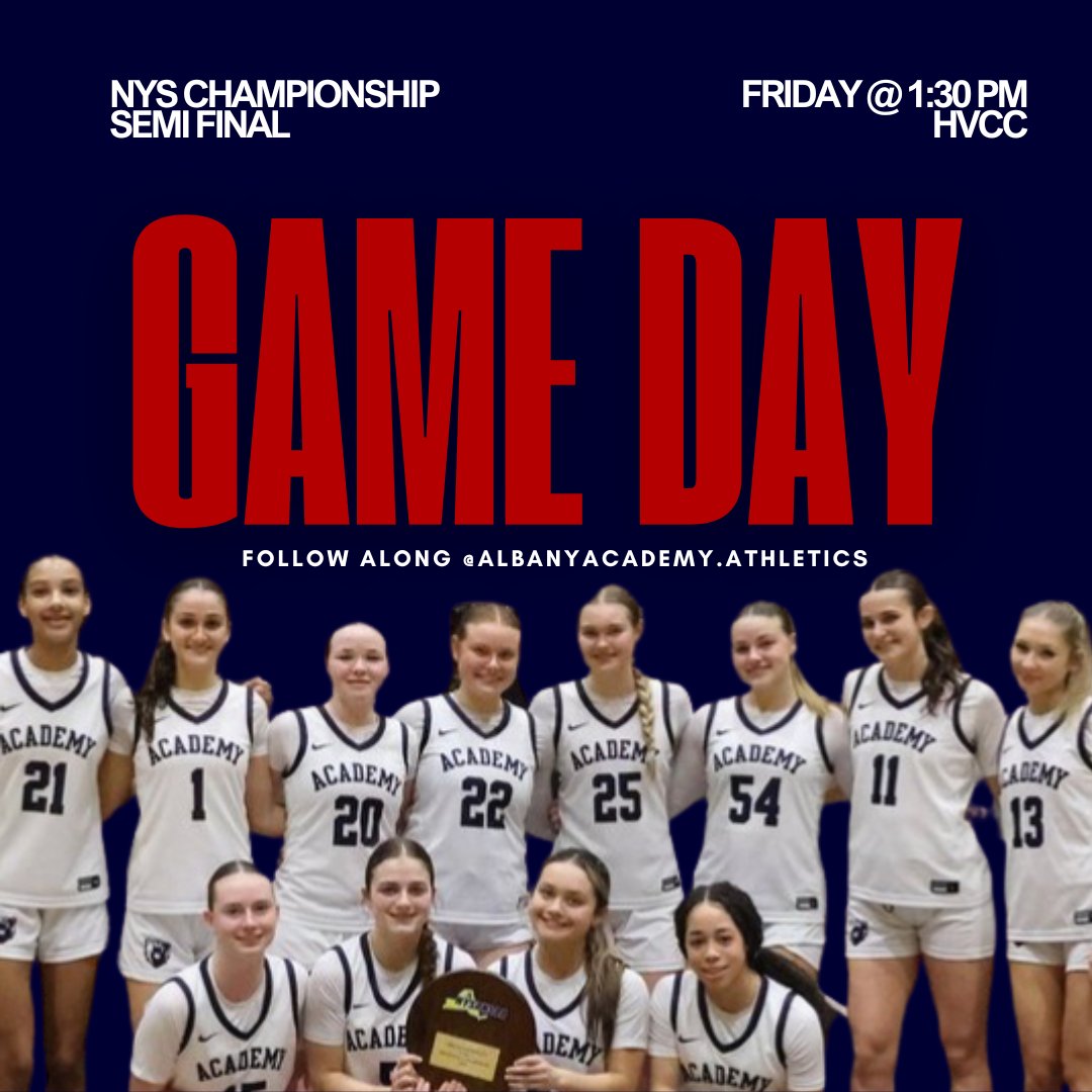 Come out and support your #Bears 

Join us as we cheer for the ladies on Friday, @ 1:30 pm on the campus of <a href="/HudsonValleyCC/">HVCC</a> in the McDonough Sports Complex!

#legacy #tradition #academy