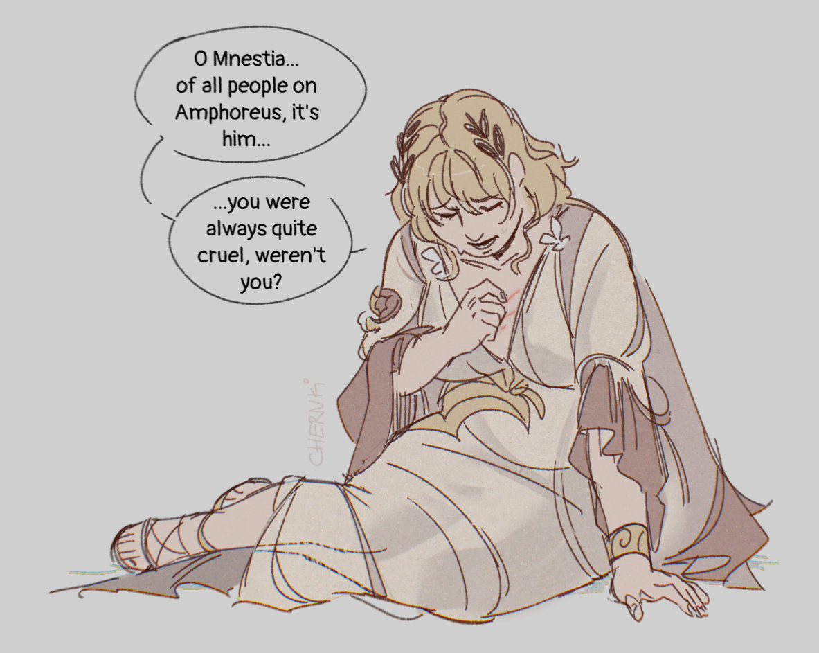 chernki_art's tweet image. aglaea struggles #aglanaxa