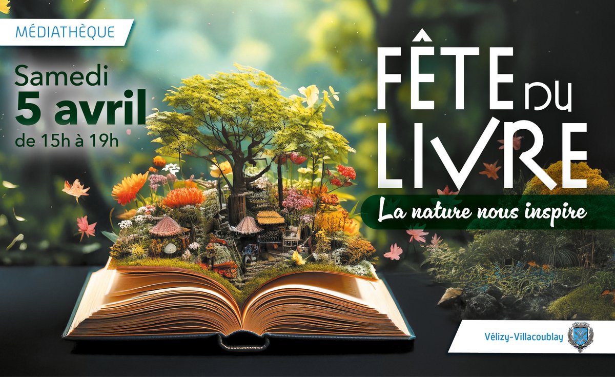 Le 5 avril, la médiathèque vous invite à un moment de convivialité ! Au programme : la clôture du Festival Bout'choux, la réalisation d'une fresque, la clôture de Vély Book et la Fête du livre !

RDV de 15h à 19h pour une séance de dédicaces inédite ! ➡️ shorturl.at/coTJH