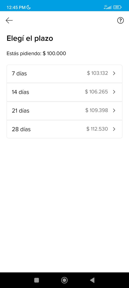 Hola <a href="/marcos_galperin/">Marcos Galperin</a> que tal si bajas las tasas?
Esto da 160% anual, es necesario que ganes tanto?
Que tal si cobras unos puntos menos y todos laburamos más?
#BuenLunes #MercadoPago