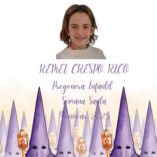 𝐃𝐢𝐬𝐬𝐚𝐛𝐭𝐞 𝐬𝐞 𝐜𝐞𝐥𝐞𝐛𝐫𝐚𝐫𝐚̀ 𝐞𝐥 𝐏𝐫𝐞𝐠𝐨́ 𝐈𝐧𝐟𝐚𝐧𝐭𝐢𝐥 𝐝𝐞 𝐥𝐚 𝐒𝐞𝐭𝐦𝐚𝐧𝐚 𝐒𝐚𝐧𝐭𝐚 𝐚 𝐌𝐨𝐧𝐨̀𝐯𝐞𝐫

En el transcurs se celebrarà un concert a càrrec de la Banda Escola de l’Agrupació Musical “La Artística” de Monòver.👇

lateuaradio.com/informatius/di…