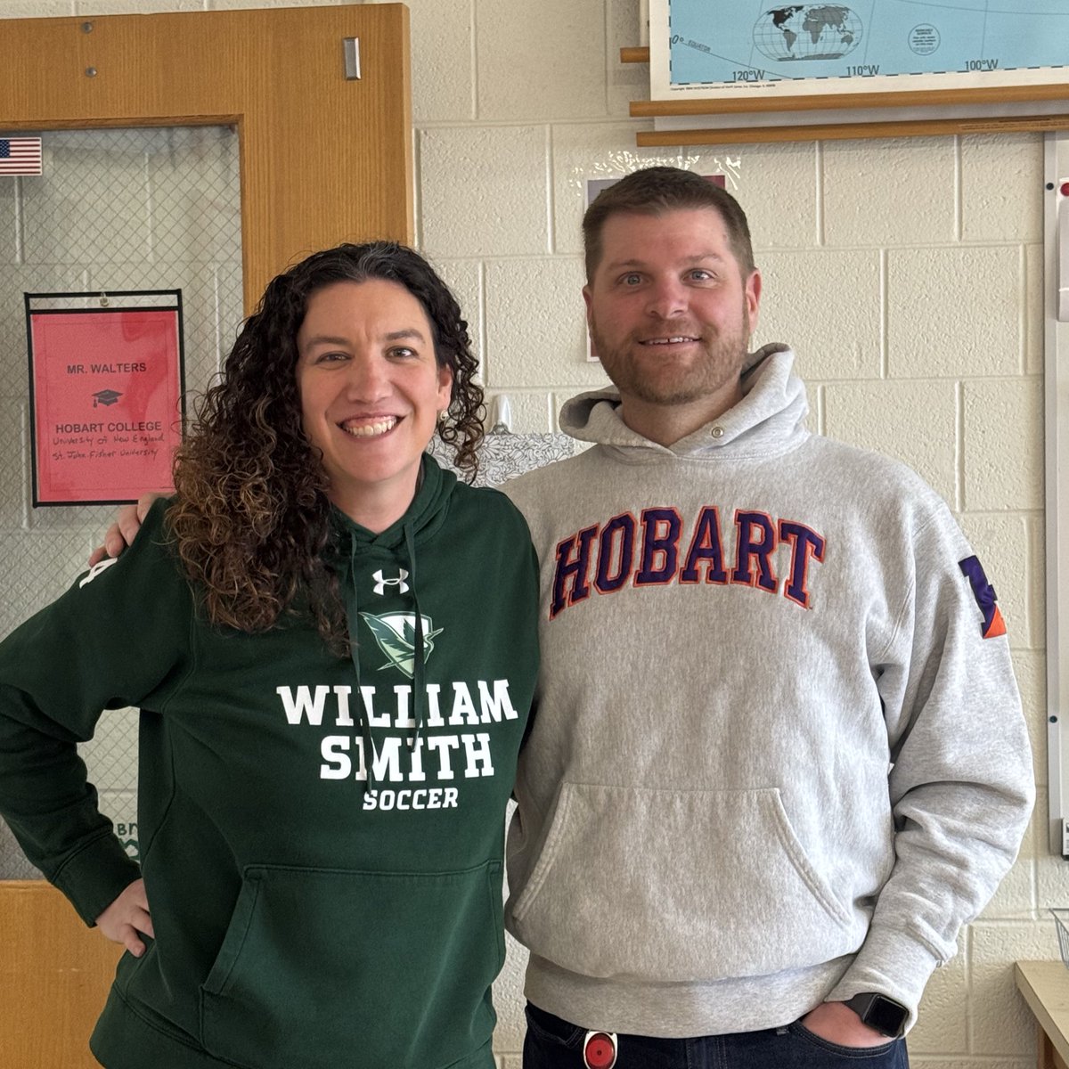 HWS ‘05 representing at College Week at Canandaigua Academy! 
#CanandaiguaProud