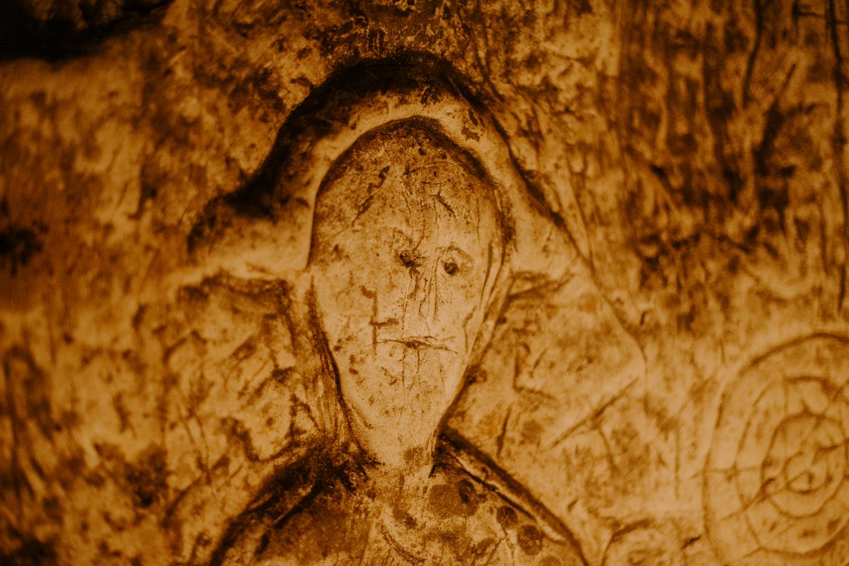 Is this carving Saint George ? Find out why this carving is thought to be the patron of England on one of our rare mid week specials, on his feast day Wed 23rd April 2025. Book your tickets online Royston Cave | What's On