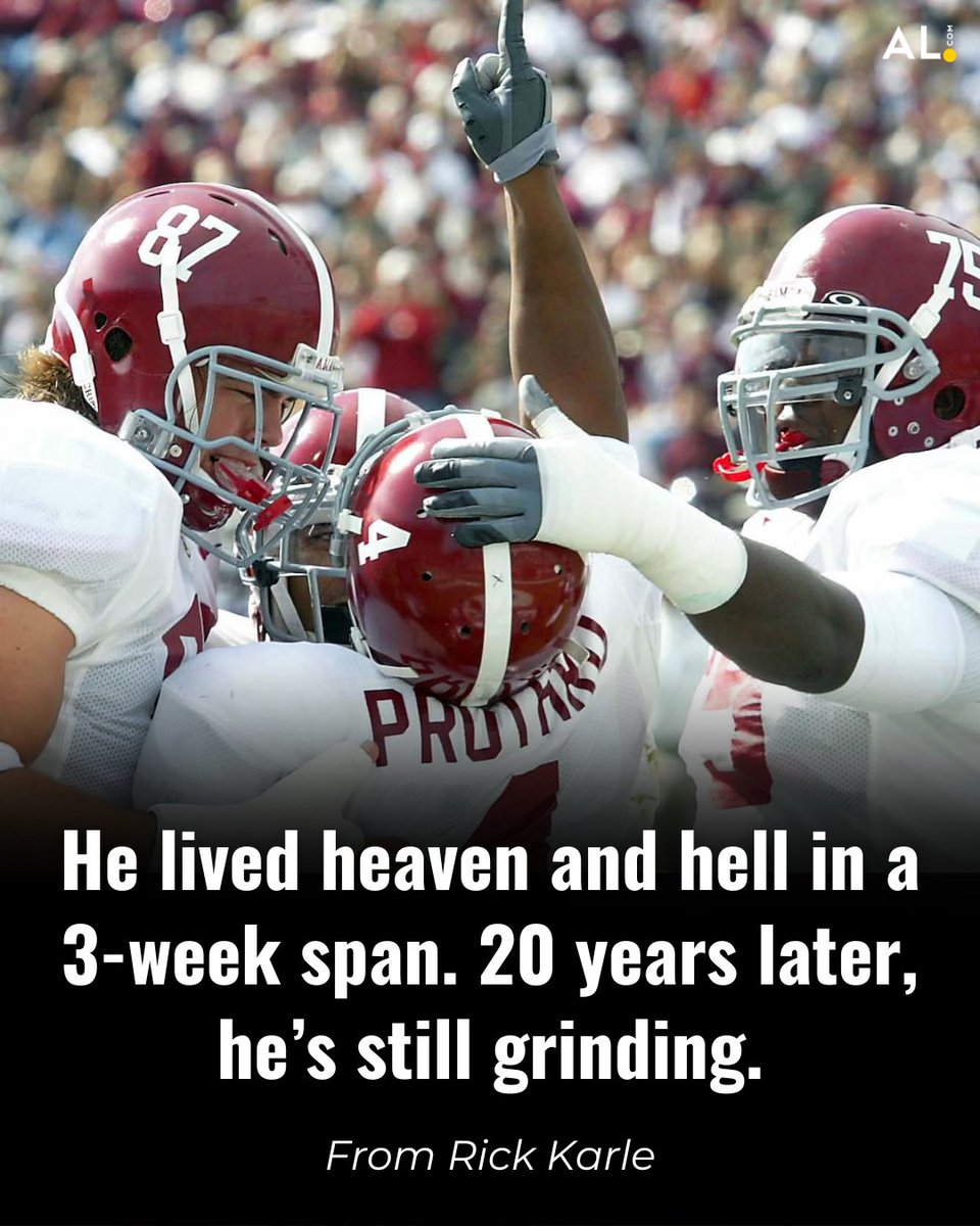 aldotcom's tweet image. “Before my injury, Bryant-Denny Stadium was the loudest I had ever heard as we were beating Florida,” Tyrone Prothro tells @RickKarle. “After my injury, the stadium was the quietest I had ever heard.”

Read it:
al.com/life/2025/03/h…