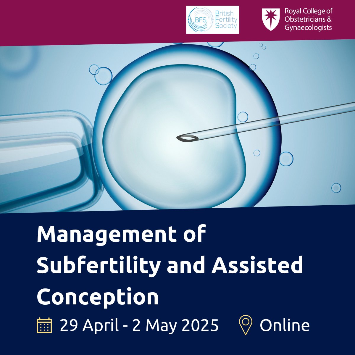 This online event delivers essential updates on subfertility and assisted conception, covering everything from diagnosis to cutting-edge treatment approaches. Book your place now: brnw.ch/21wRhsR