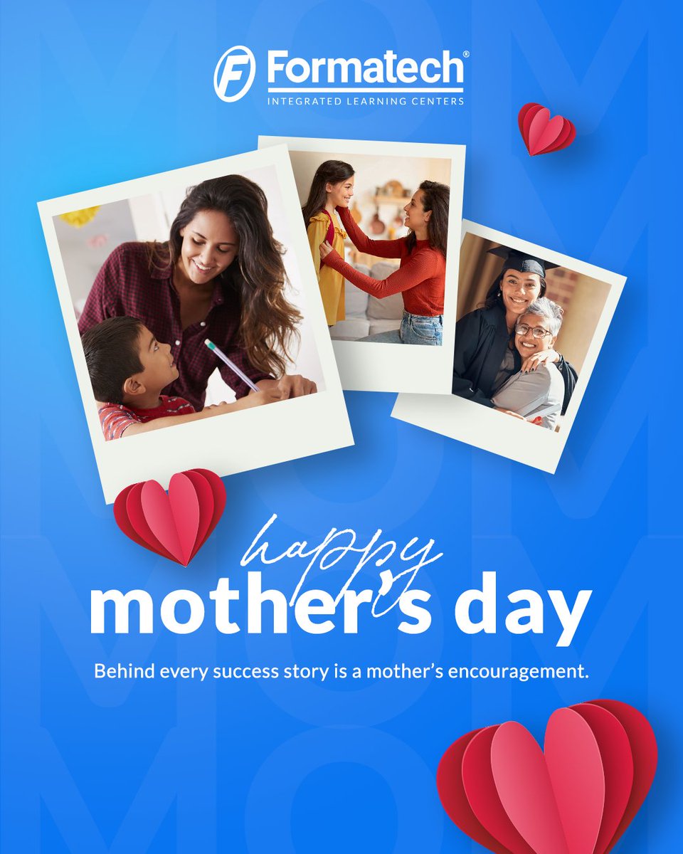 formatechedu's tweet image. Happy Mother’s Day 💖
Education is the best gift a mother can give. Thank you to all the women who inspire us to learn!

#Formatech30Years #LearningExcellence #MothersDay