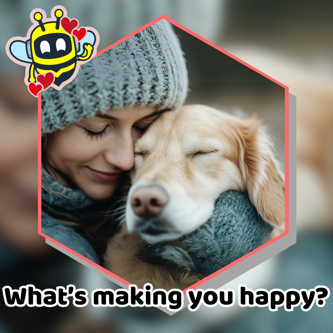 GetWingmate's tweet photo. 😊 Choose joy, focus on what makes you happy, and let positivity lead the way. What’s one thing that makes you happy? Drop it below! #MotivationMonday #LifeWithWingmate #GetWingmate #HappinessMatters #Dogs https://t.co/0uiluUnopU