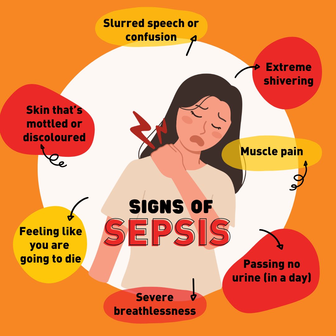 Sepsis always starts with an infection – from a UTI to a tooth infection. 

But would you be able to spot the signs?

Symptoms differ in adults &amp; children. 

Knowing when to act could save a life: sepsistrust.org/about-sepsis/