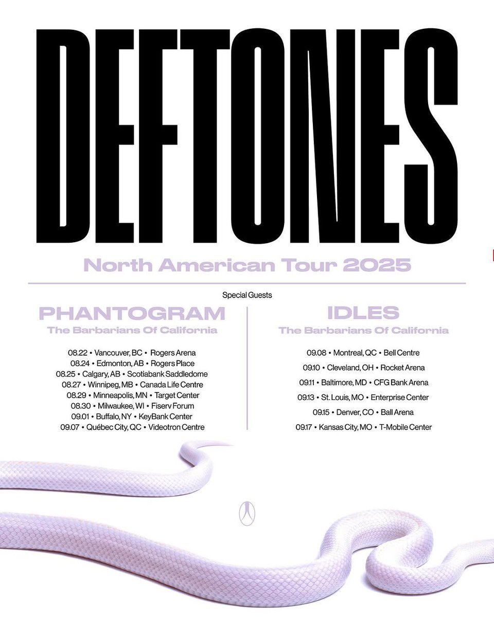 Tour with our friends <a href="/deftones/">Deftones</a> is on sale now. 

idles.lnk.to/tour