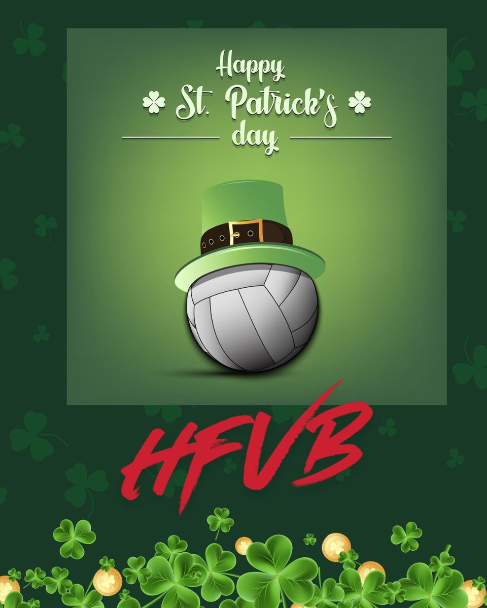 HFboysVolley's tweet image. 🍀☘️ Happy St. Patrick&apos;s Day from HFVB! ☘️🍀

Wishing you a day full of good luck, good times, and plenty of volleyball vibes! 🏐💚 Let’s bring that green energy and keep the spirit strong! #StPatricksDay #HFVB #LuckyVikings 🌈🍀 

@hfhs_athletics  @hfhs59