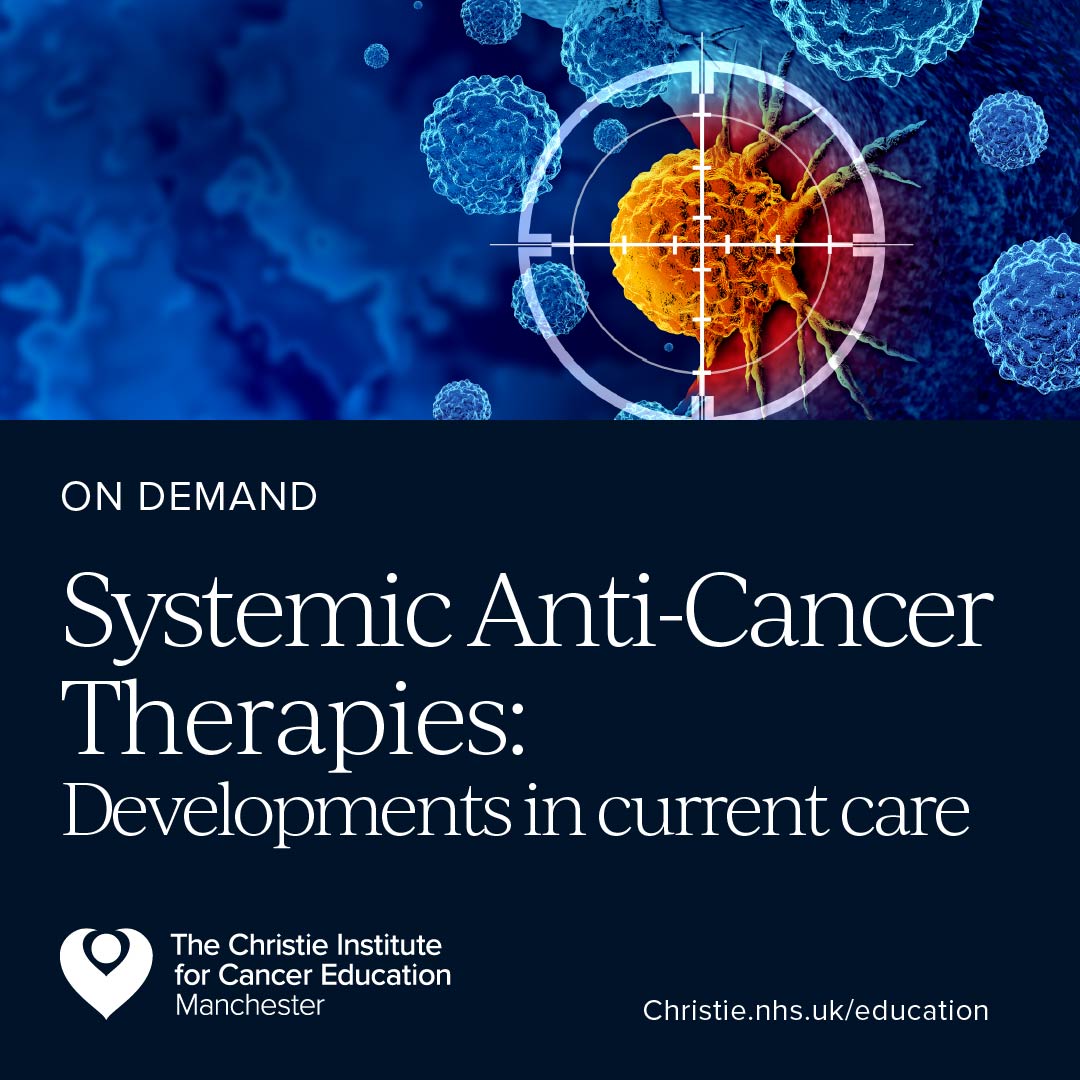 On-Demand Webinar:  Systemic Anti-Cancer Therapy (SACT) Developments in current care
Catch up anytime! Get expert insights, latest  resources to shape future clinical care.
🔗 Register now and start learning at your own pace 👇 ow.ly/lZK550VjaFh